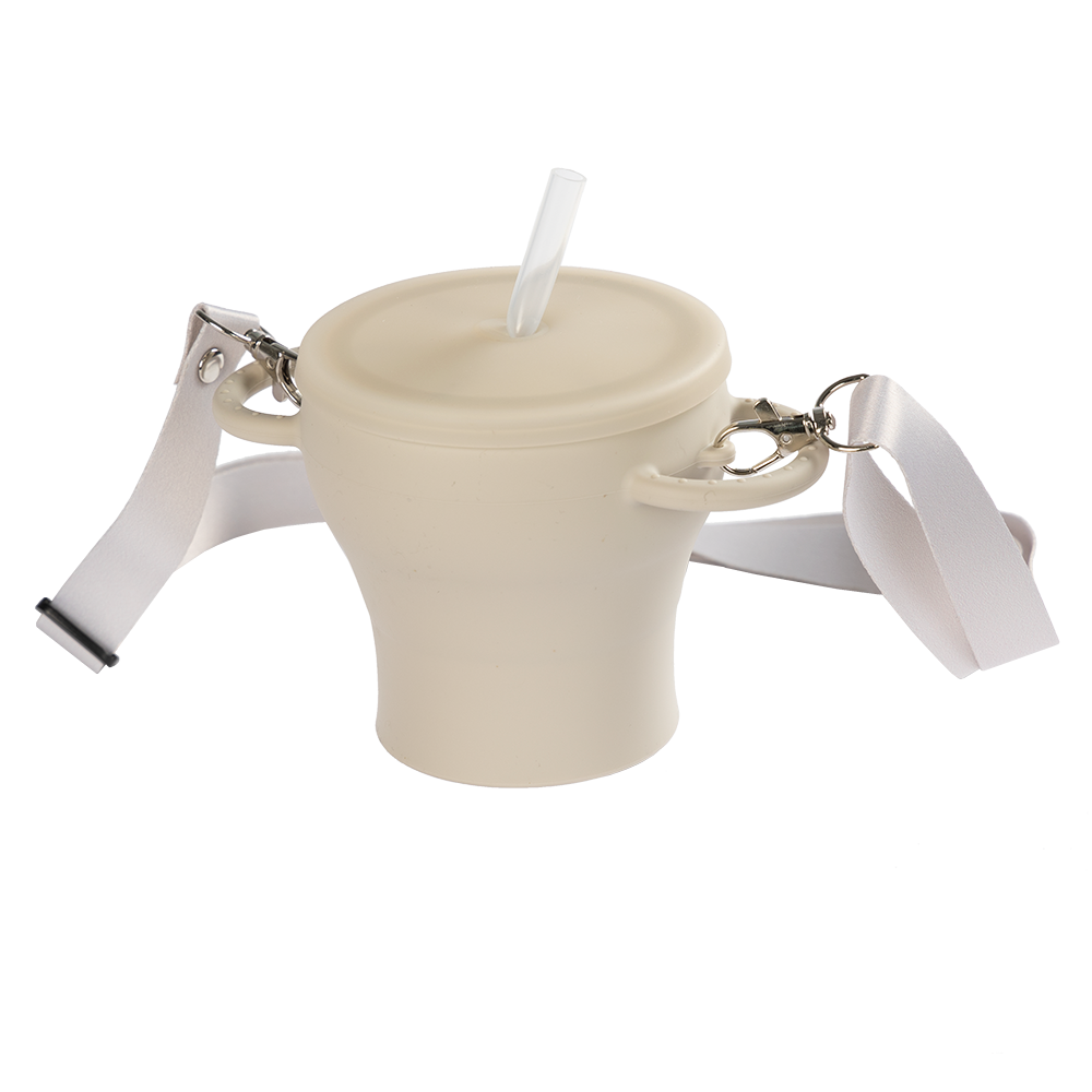 Salabim Silikon snack kopp sammenleggbar - Oatmeal