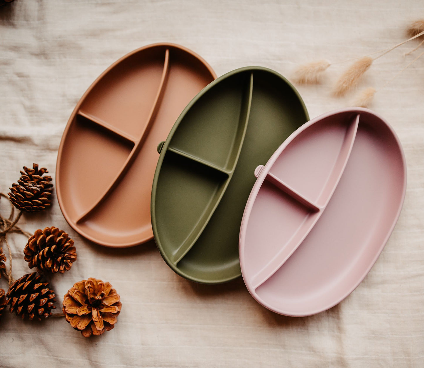 Salabim Silikon tallerken - Mauve