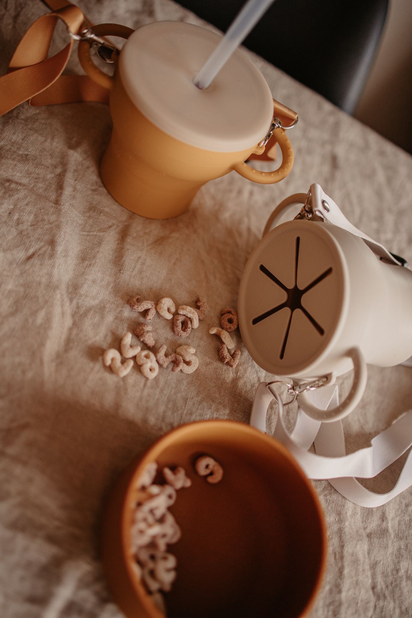 Salabim Silikon snack kopp sammenleggbar - Oatmeal