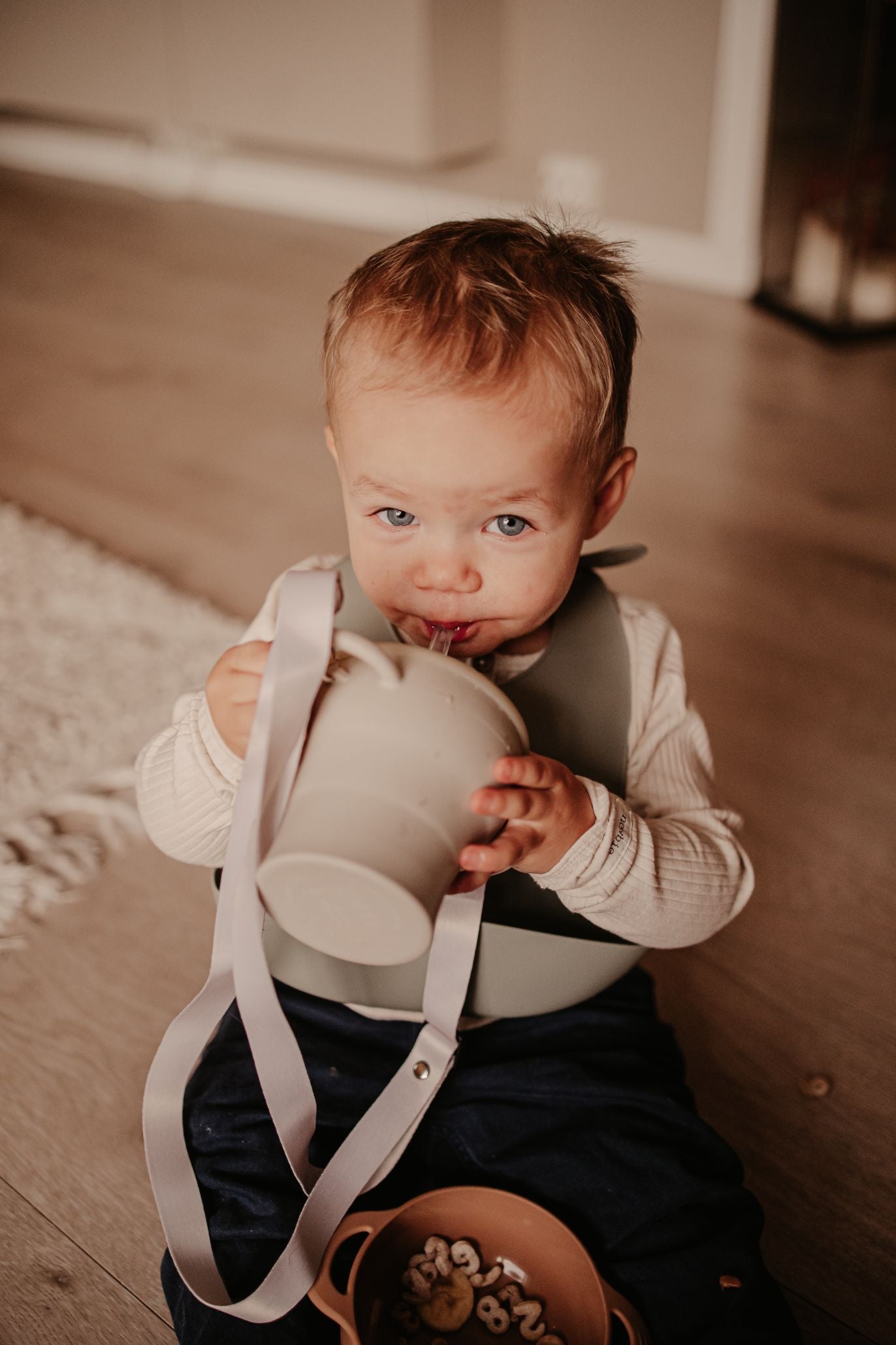 Salabim Silikon snack kopp sammenleggbar - Oatmeal