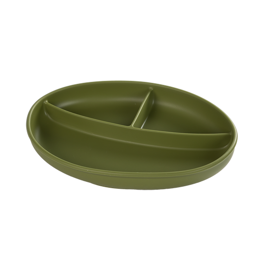 Salabim Silikon tallerken - Olive