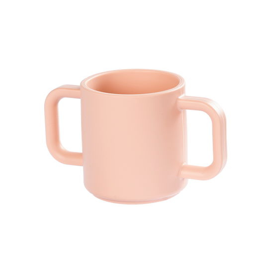 Salabim Silikon kopp med håndtak - Dark pink